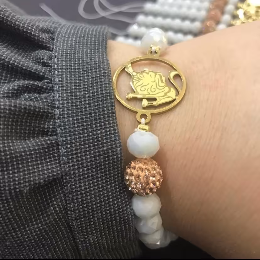 دستبند زنانه و دخترانه ماه تولد کد 253