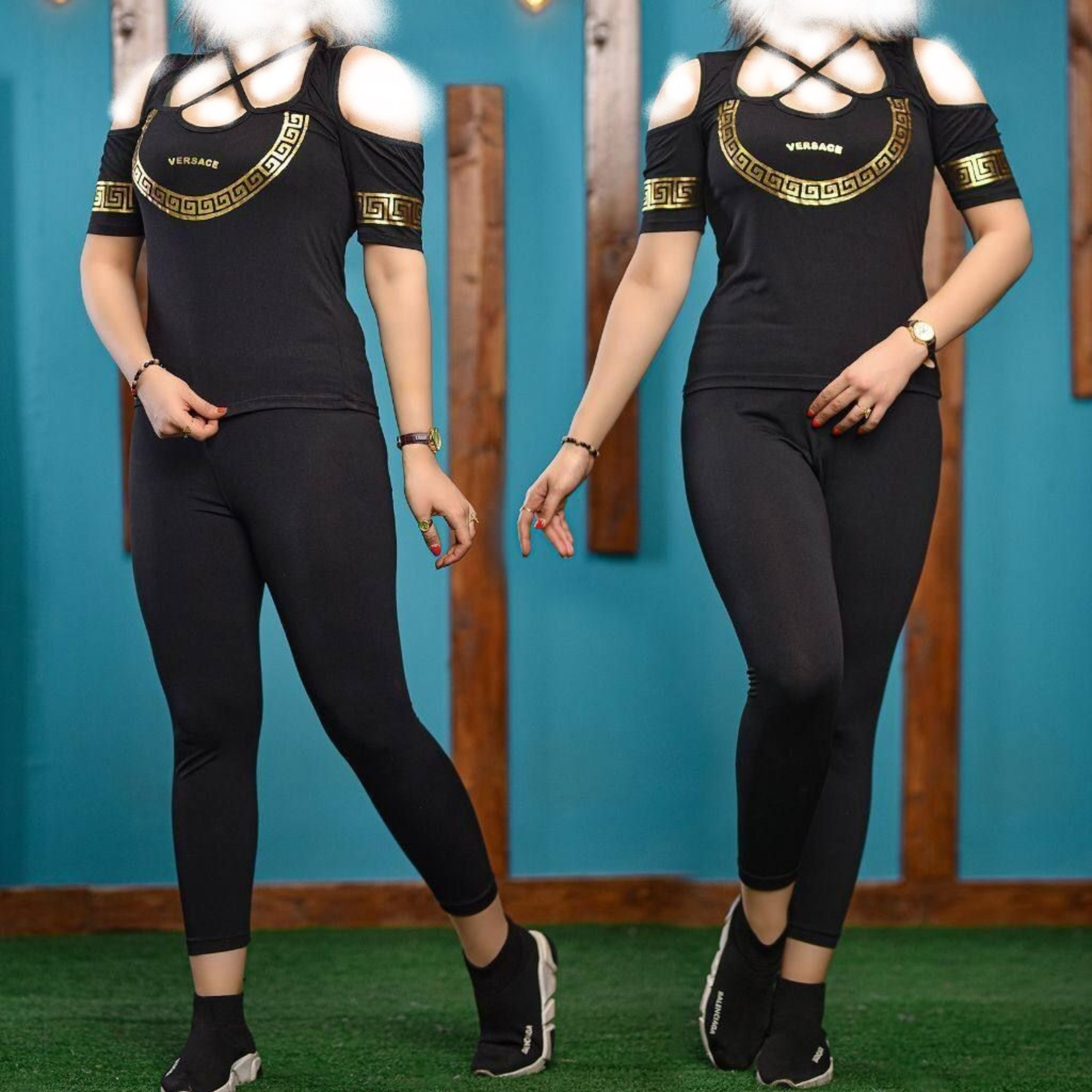 ست تیشرت و شلوار فلامنت درجه یک فول کش