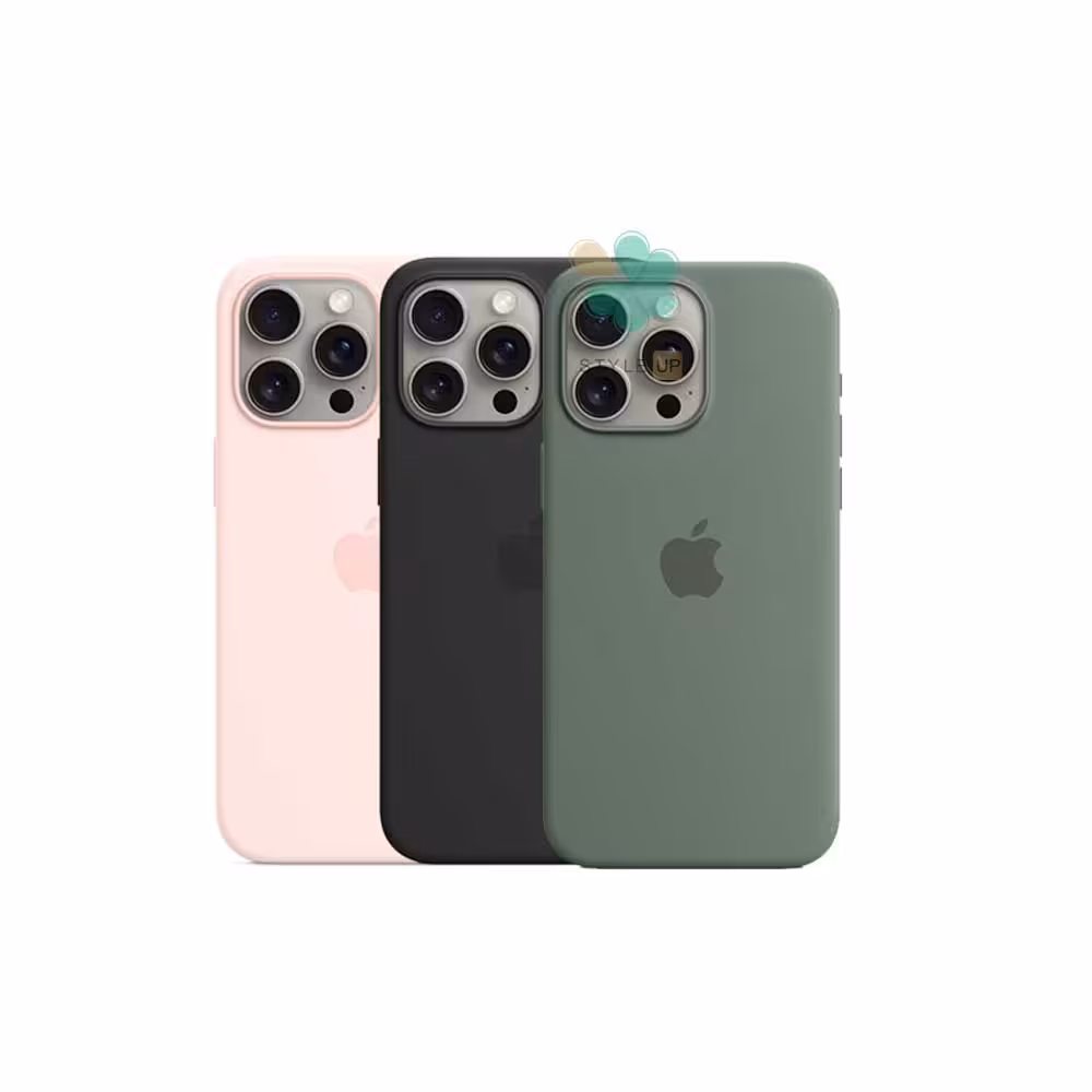 کاور گوشی سیلیکونی اورجینال با قابلیت مگ سیف مناسب Apple iPhone 15 Pro