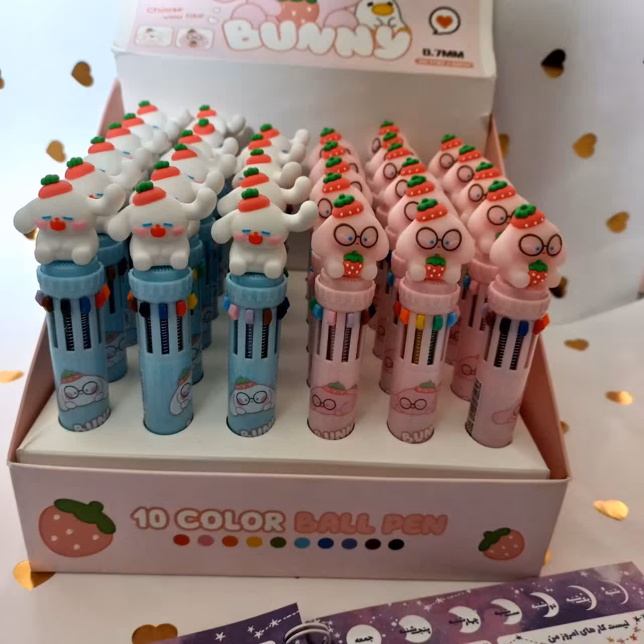 خودکار 10 رنگ خرگوشی 