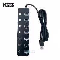 هاب 7 پورت USB0.3 کی نت مدل K-net H10