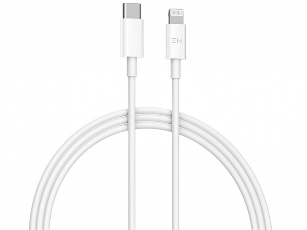 کابل شارژ سریع لایتنینگ به تایپسی شیائومی یک متری ZMI USB-C TO Lightning Data Cable AL813C 1M