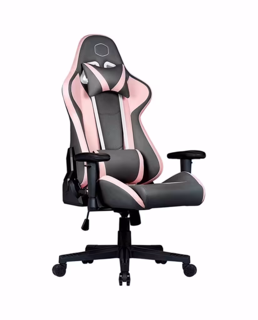 صندلی گیمینگ کولر مستر Coolermaster Caliber R1S PINK &amp; GREY