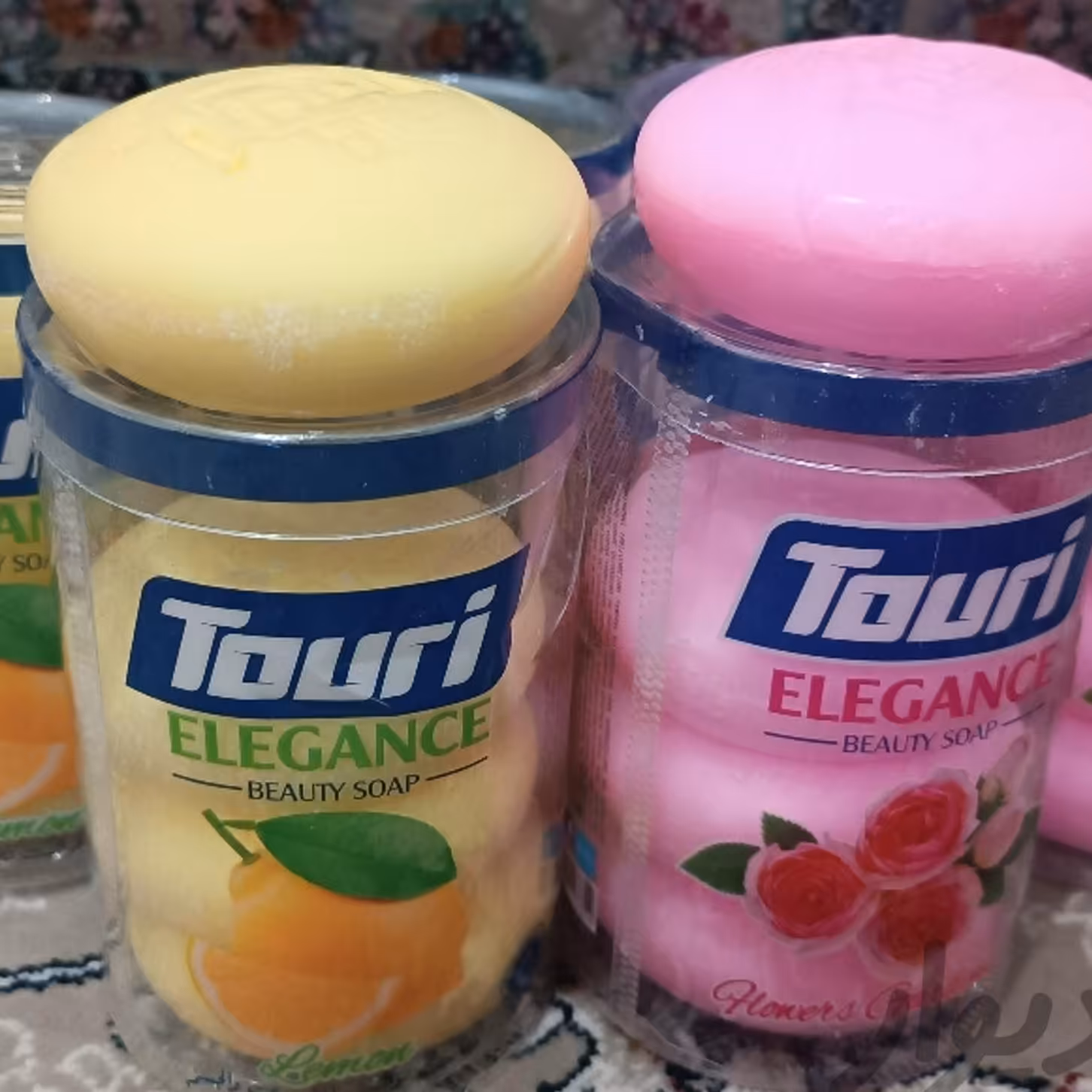 صابون توری خارجی رایحه گل 100 گرمی