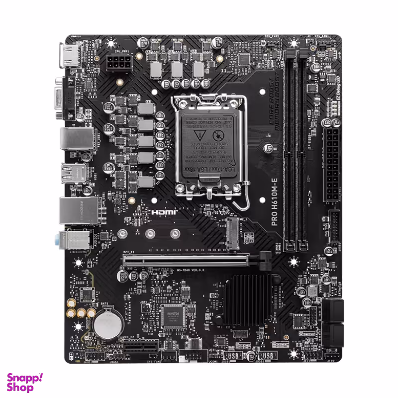مادربرد ام اس آی مدل PRO H610M-E