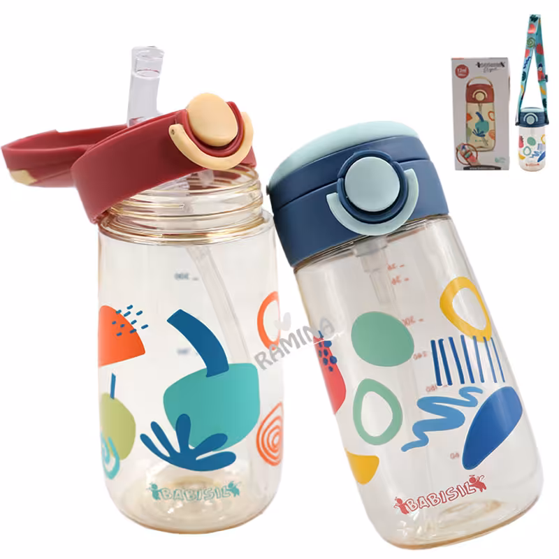 لیوان نی دار 12  ماه 380 میل بیبی سیل Babisil