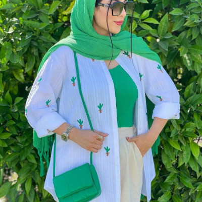 شومیز مانتویی کاکتوس