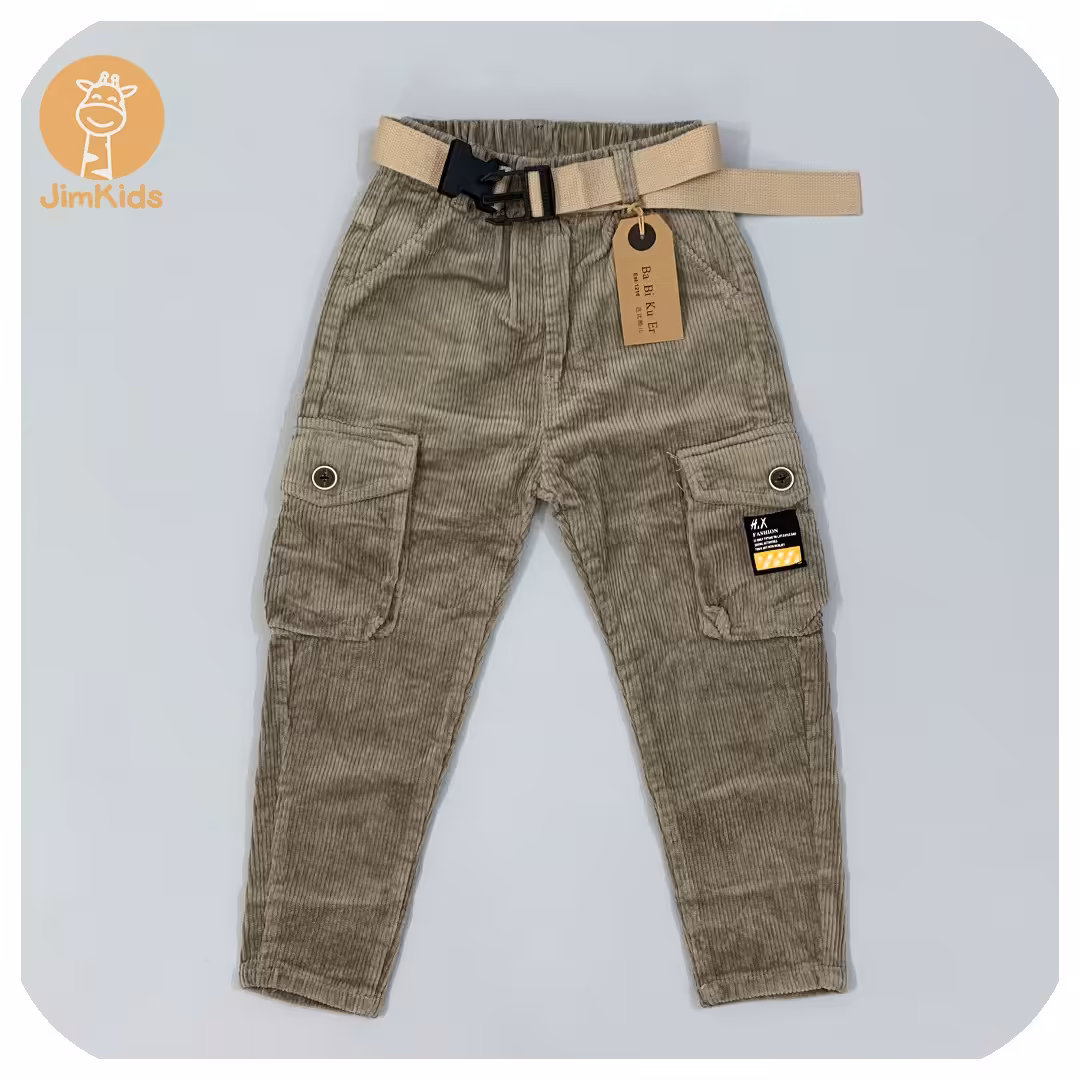 شلوار کبریتی نسکافه ای وارداتی پسرانه  دخترانه 2تا 8 سال