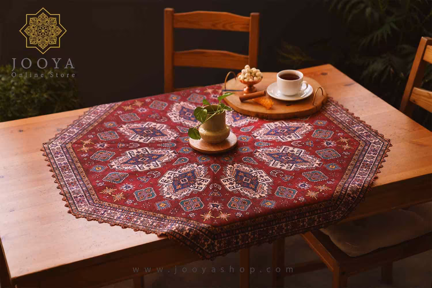 رومیزی 8 ضلعی 90 ماتیلدا