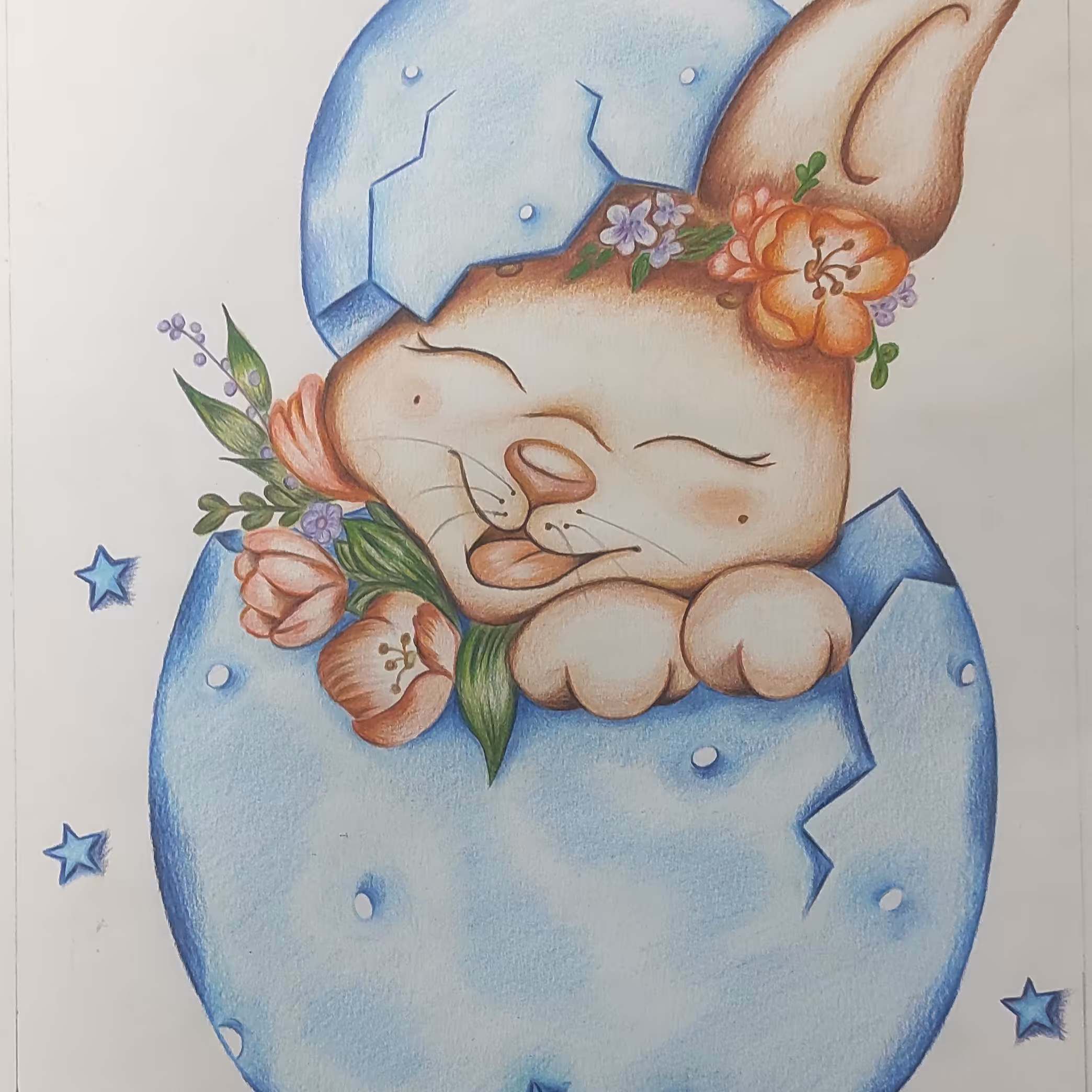 نقاشی مدادرنگی 