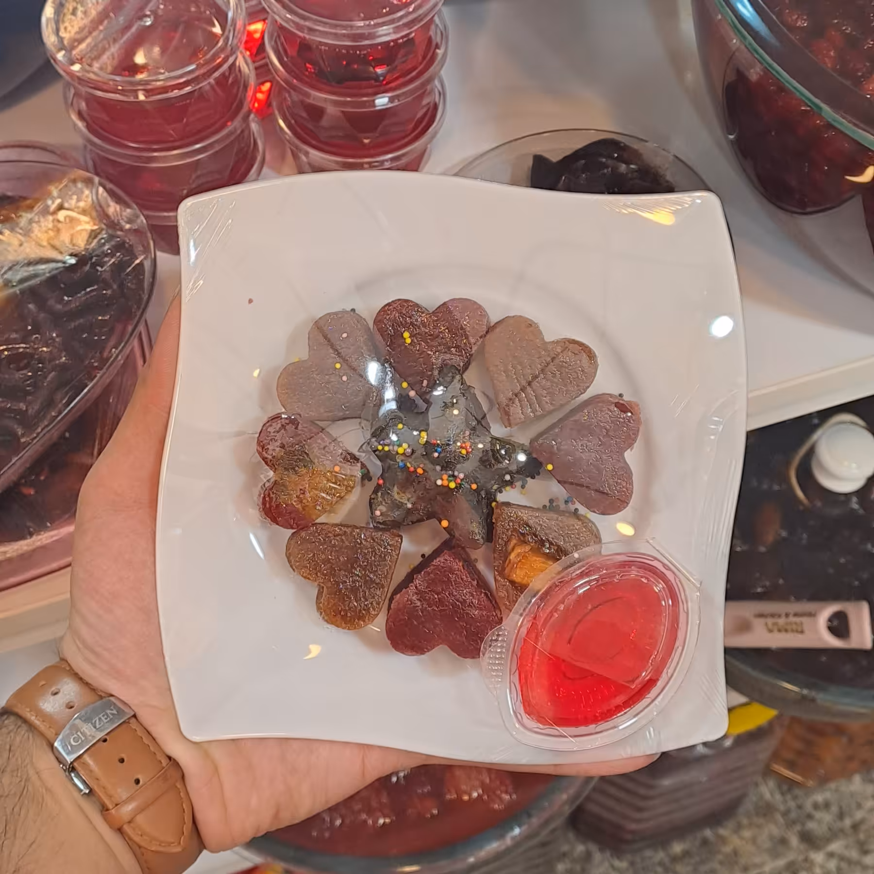 باکس لقمه ای قلبی