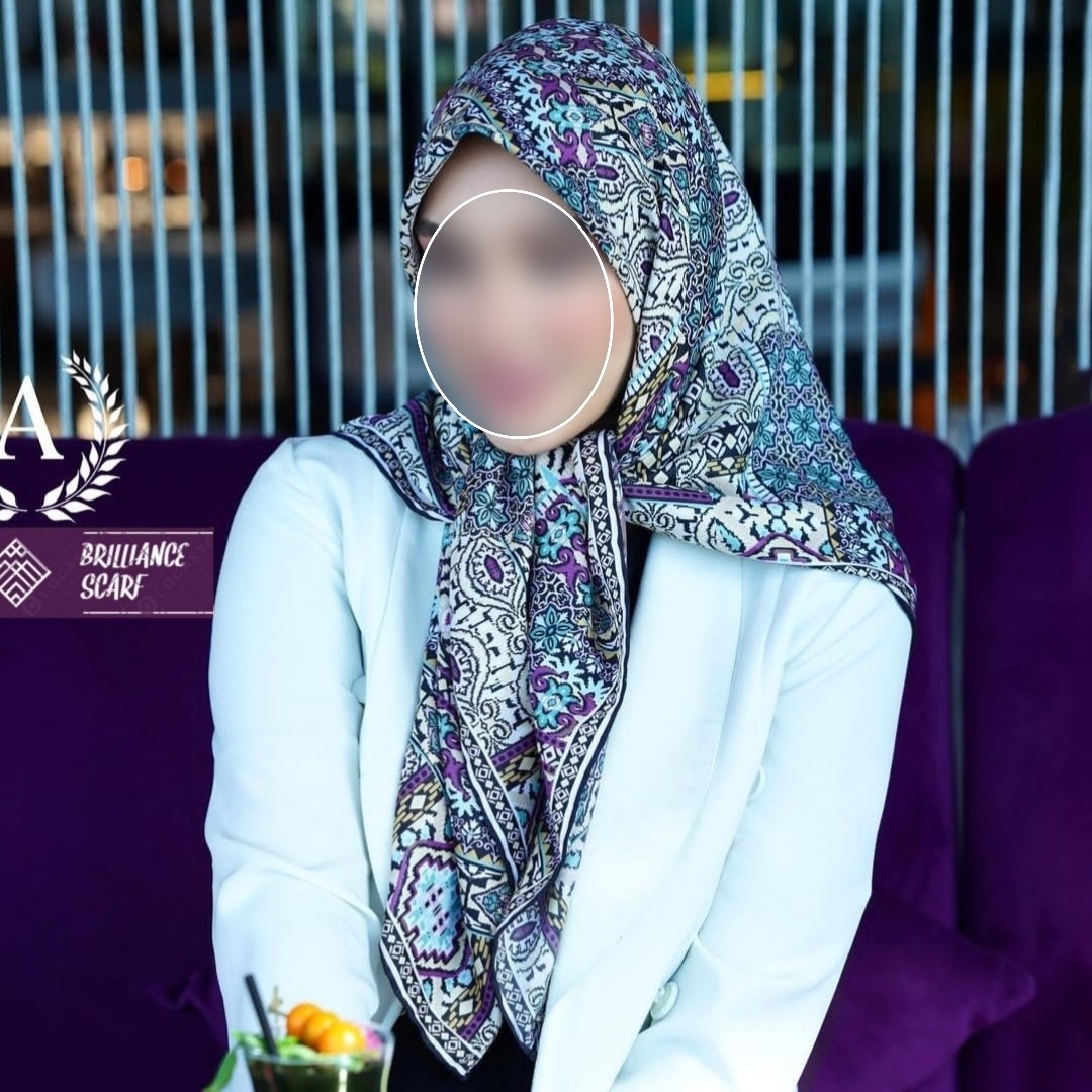 روسری ابریشم توییل قواره کوچک ویژه عید