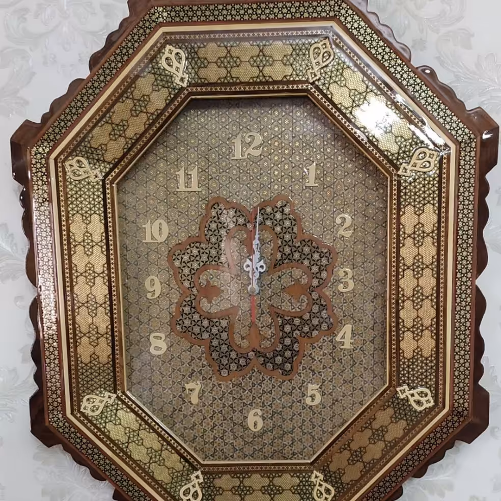 ساعت تمام خاتم صلیبی 8گوش خاتمکاری