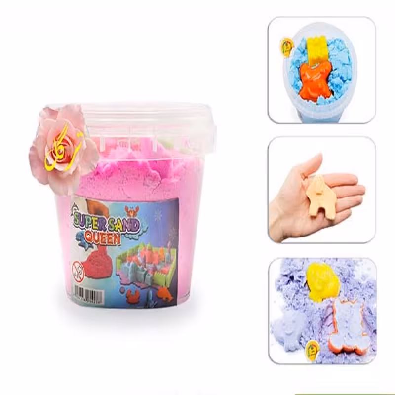 بازی شن جادویی با کیفیت فوق العاده وقالب در بسته بندی