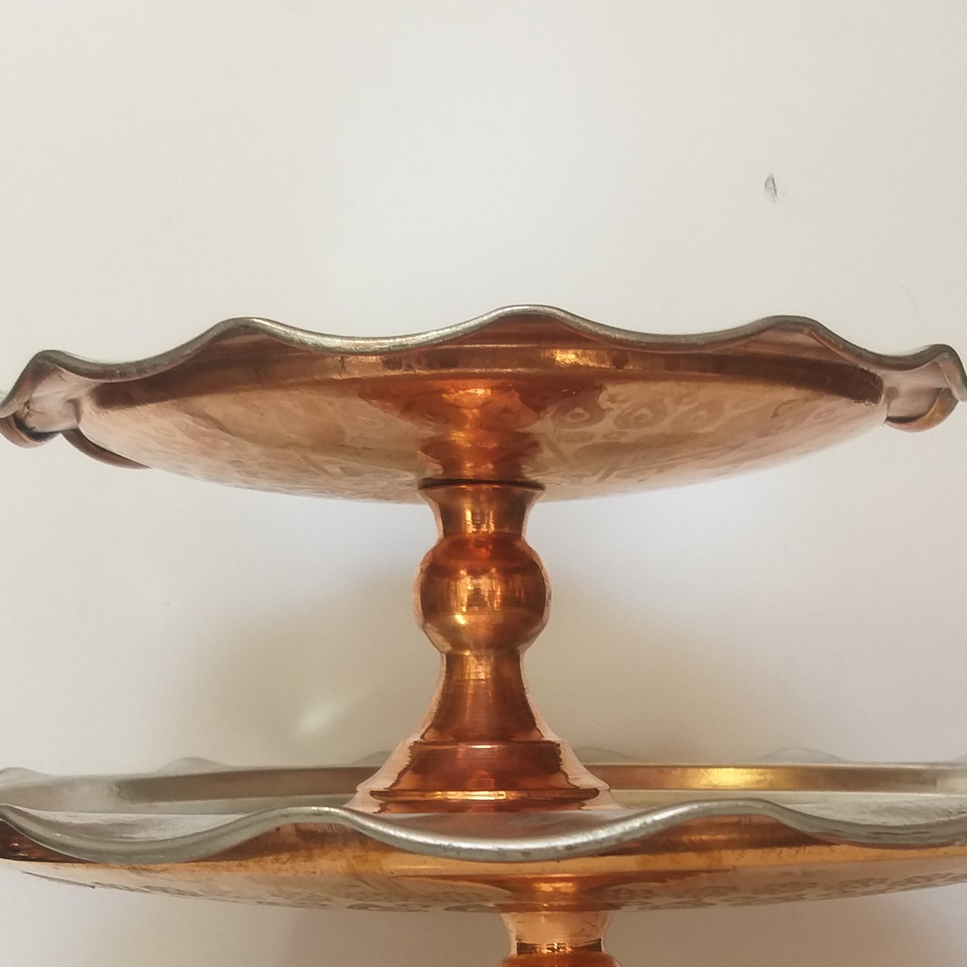 شیرینی خوری مسی سایزکوچک طرح نگار کد250-102