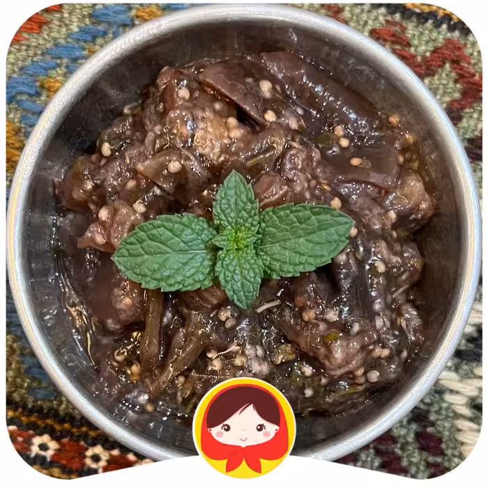 ترشی بادمجان محلی خانگی 1000 گرمی 