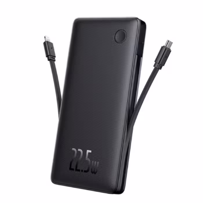 پاوربانک 22.5 وات باسئوس مدل P10067501 سری Airpow Lite Cosmic ظرفیت 10000 میلی آمپر
