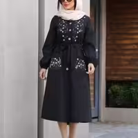 مانتو گلدوزی نهال(ارسال رایگان