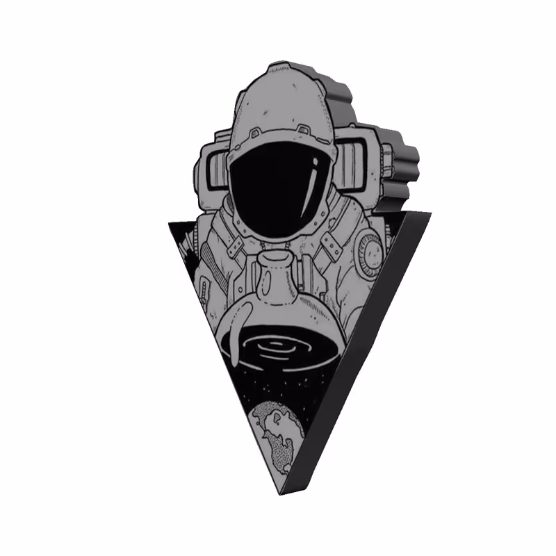 استیکر تزئینی موبایل طرح آدم فضایی کد 487