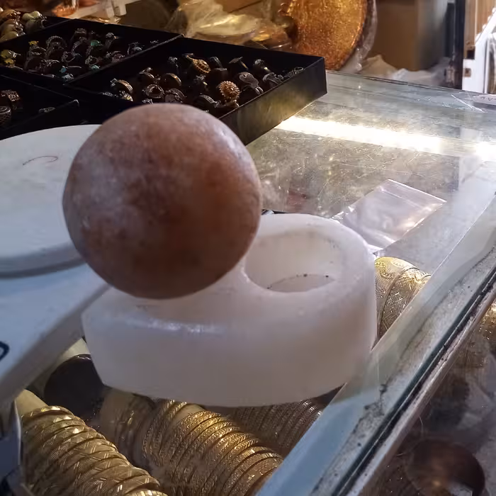 جا شعمی نمک با گوی نمک 