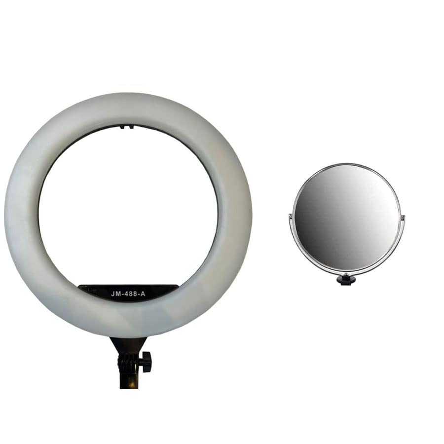 رینگ لایت مدل JM-488A Ring Light به همراه آینه فاقد پایه