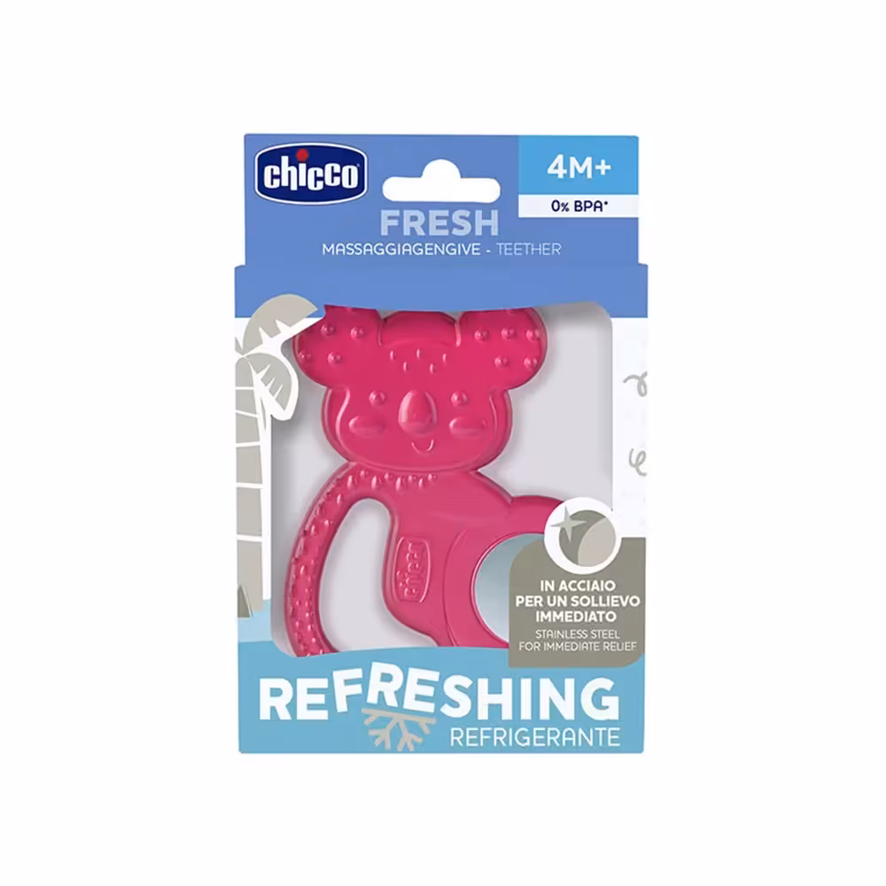 دندان گیر چیکو chicco مدل کوالا صورتی