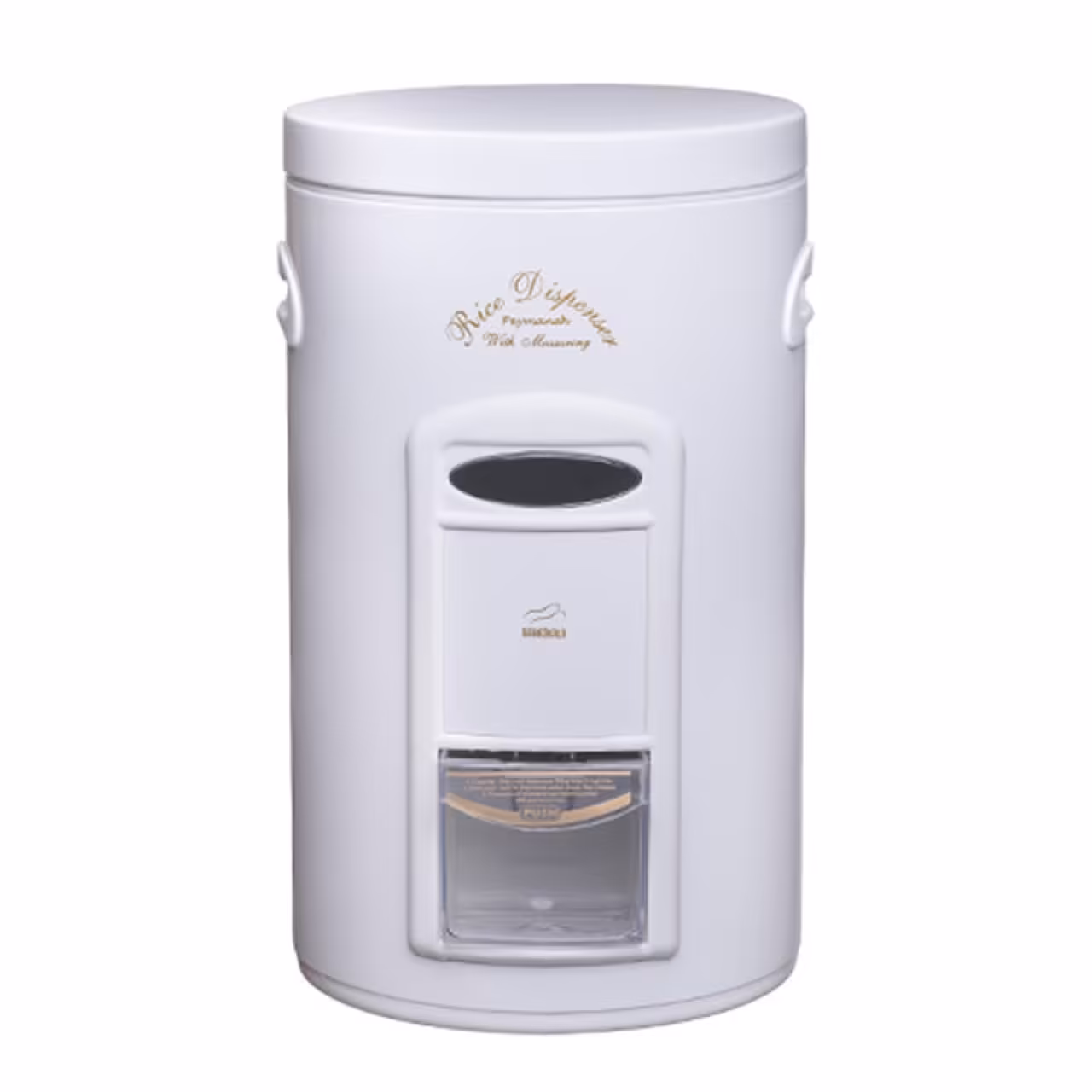 سطل برنج پیمانه دار سفید درب فلزی بهازکالا کد 16001089