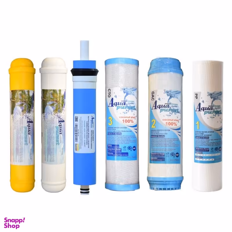 فیلتر تصفیه آب آکوا پیورست مدل BTL 6400 مجموعه 6 عددی