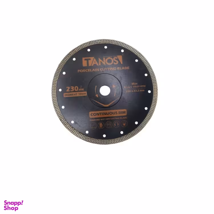 سنگ برش سرامیک تانوس مدل YP-PB-01-230MM