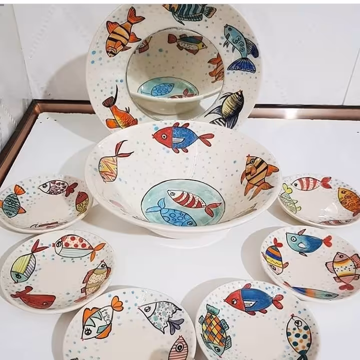 سفره هفت سین  ماهی