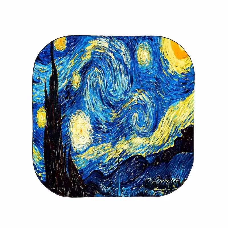 آینه جیبی مدل شب پرستاره کد ay19