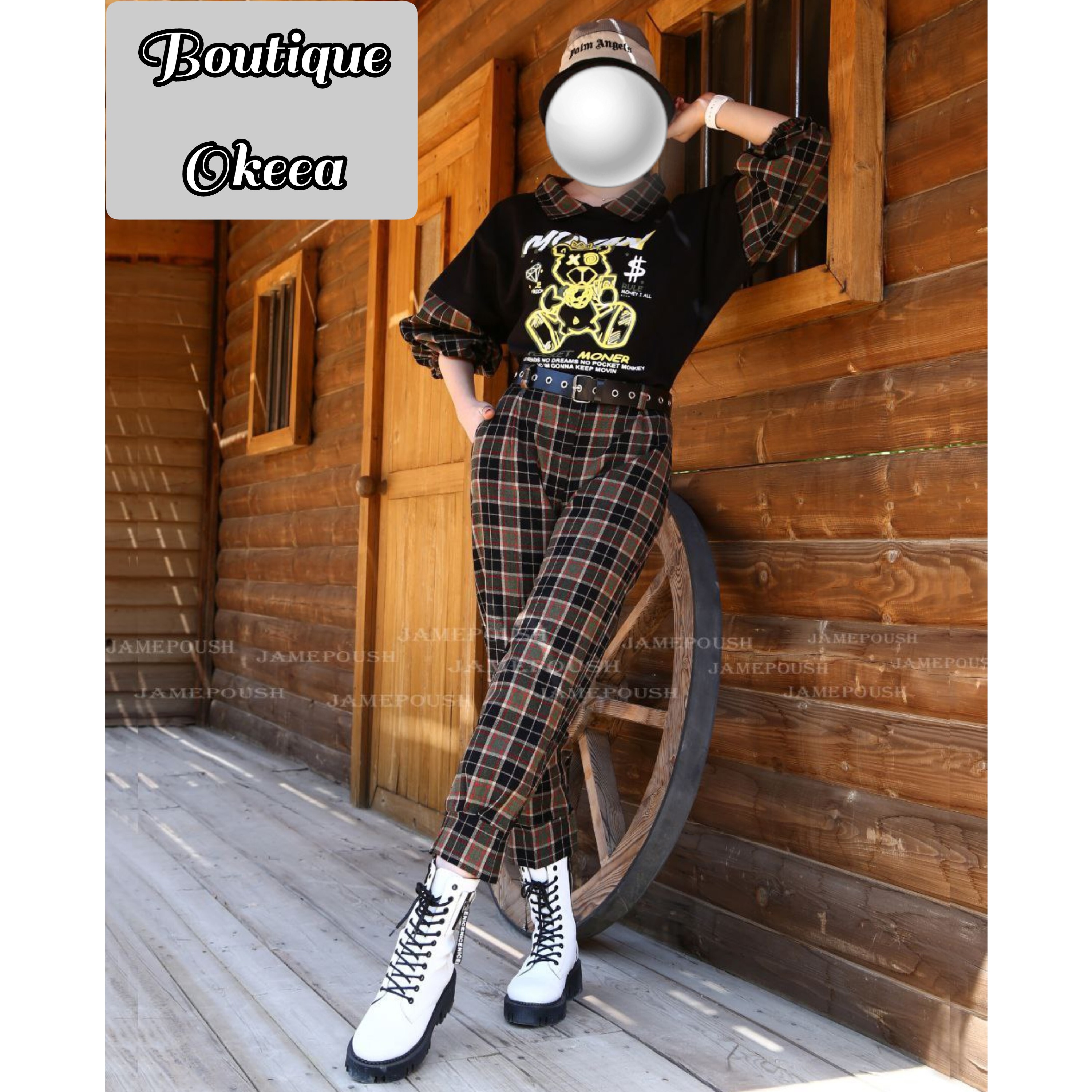 ست کراپ شلوار تینیجری 