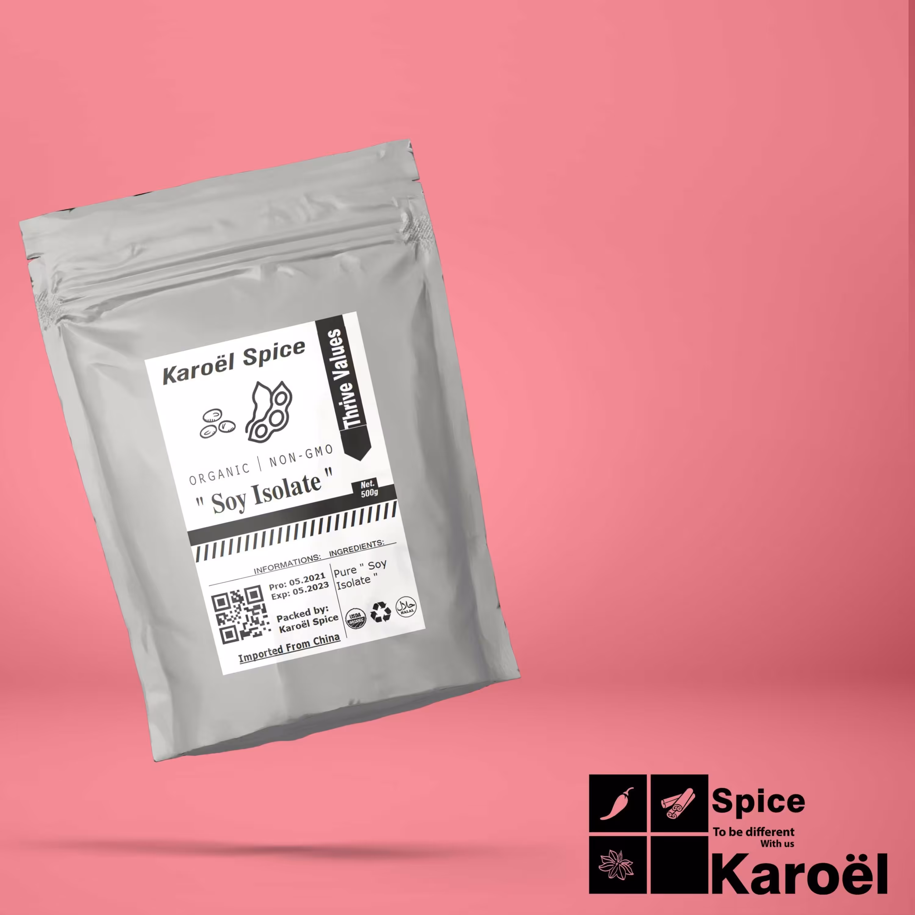 فیبرسویا 1000گرم وارداتی YUXIN