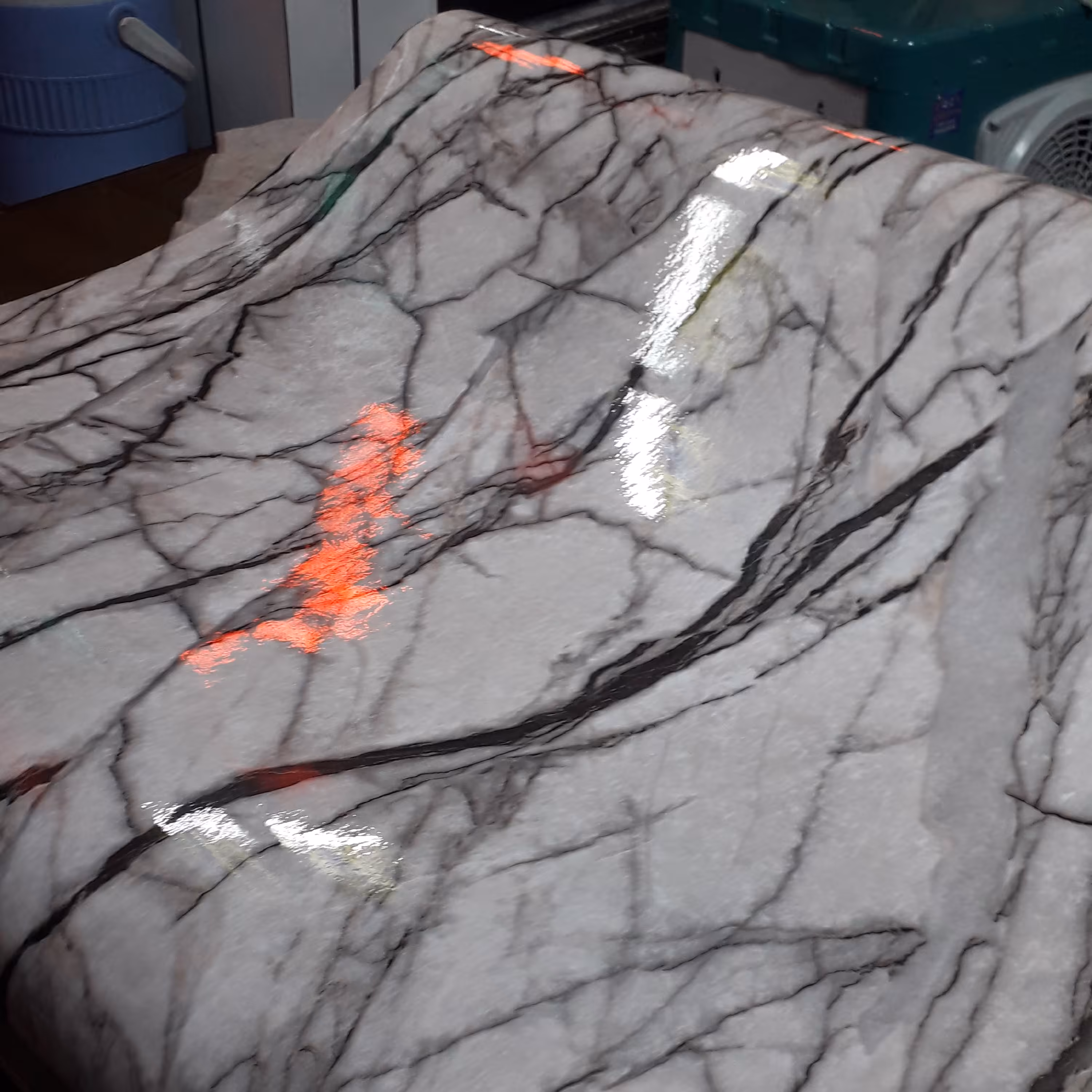 برچسب استیکر  صفحه کابینت طرح سنگ  عرض 90 پی وی سی ضد خش حرارت و آب