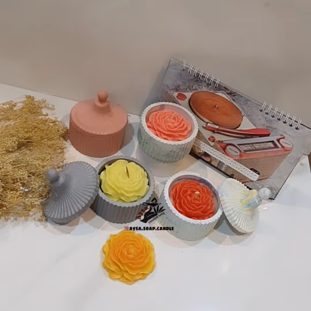 شمع جار سرامیکی 