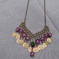 ست گردنبند گوشواره دستبند زیبا وجذاب طرح ماه مُنیر 