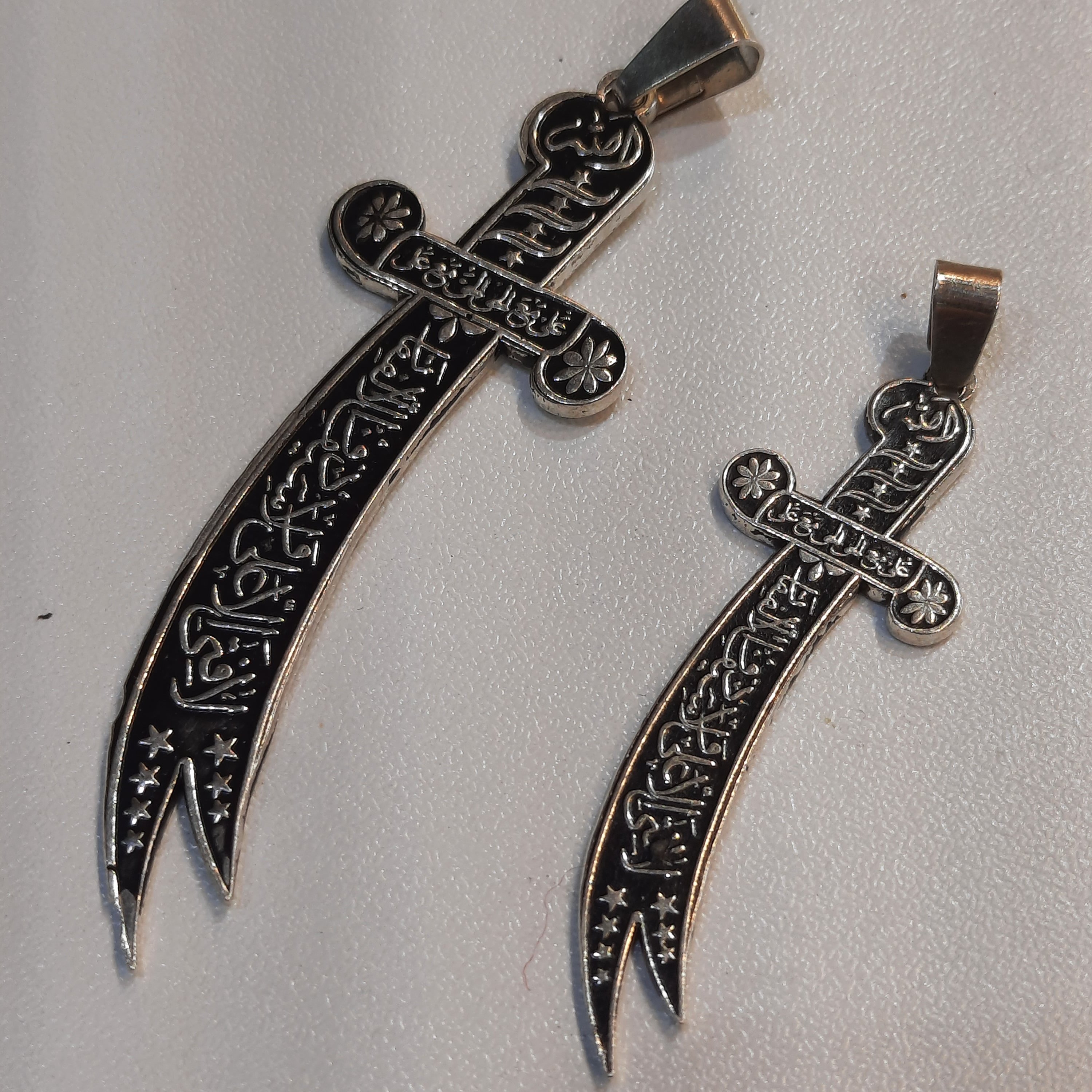 شمشیر نقره گردنبند (سایزکوچک)