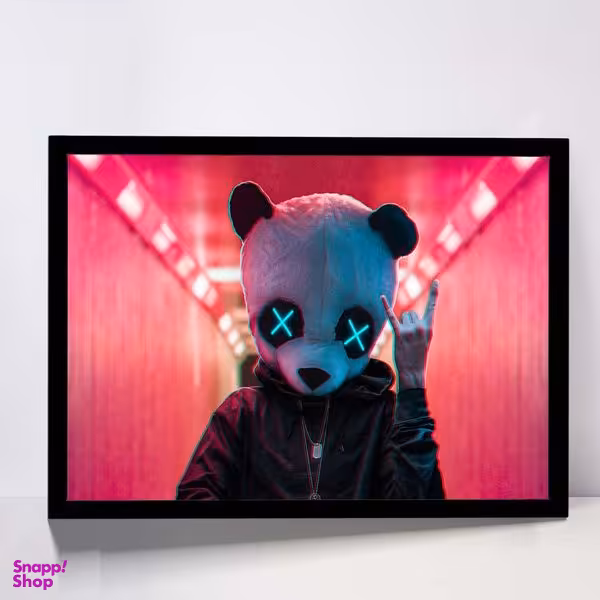 تابلو مدل rockstar panda کد F-15037