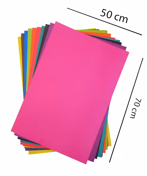 مقوا  دورو رنگی سایز 70*50