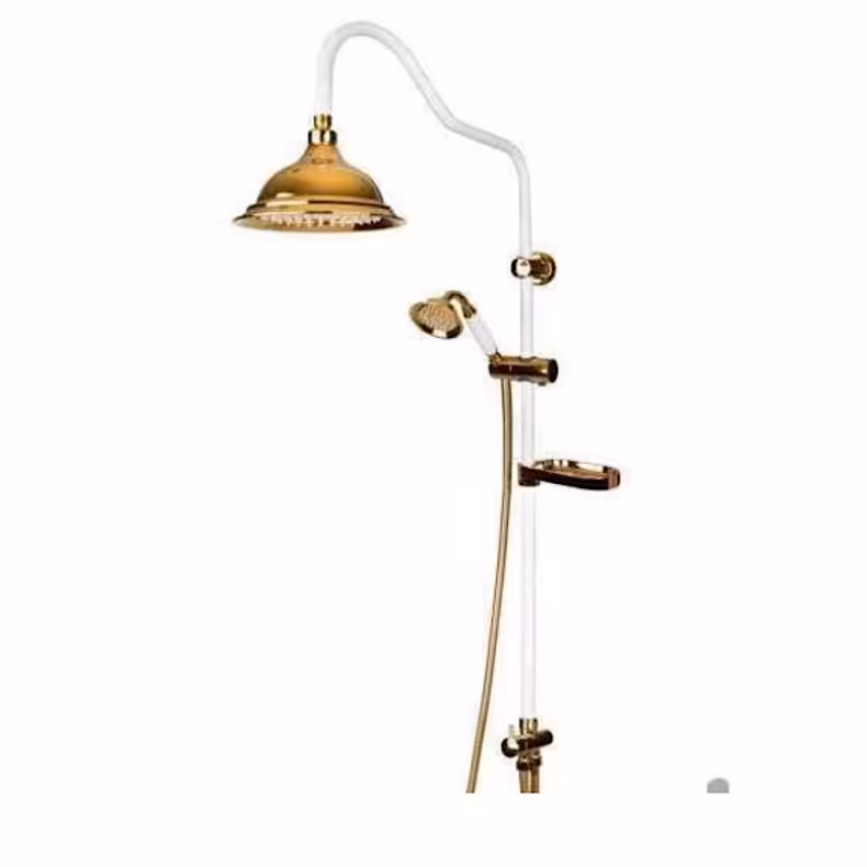 علم دوش شیپوری یونیورست سفید طلایی (پسکرایه)