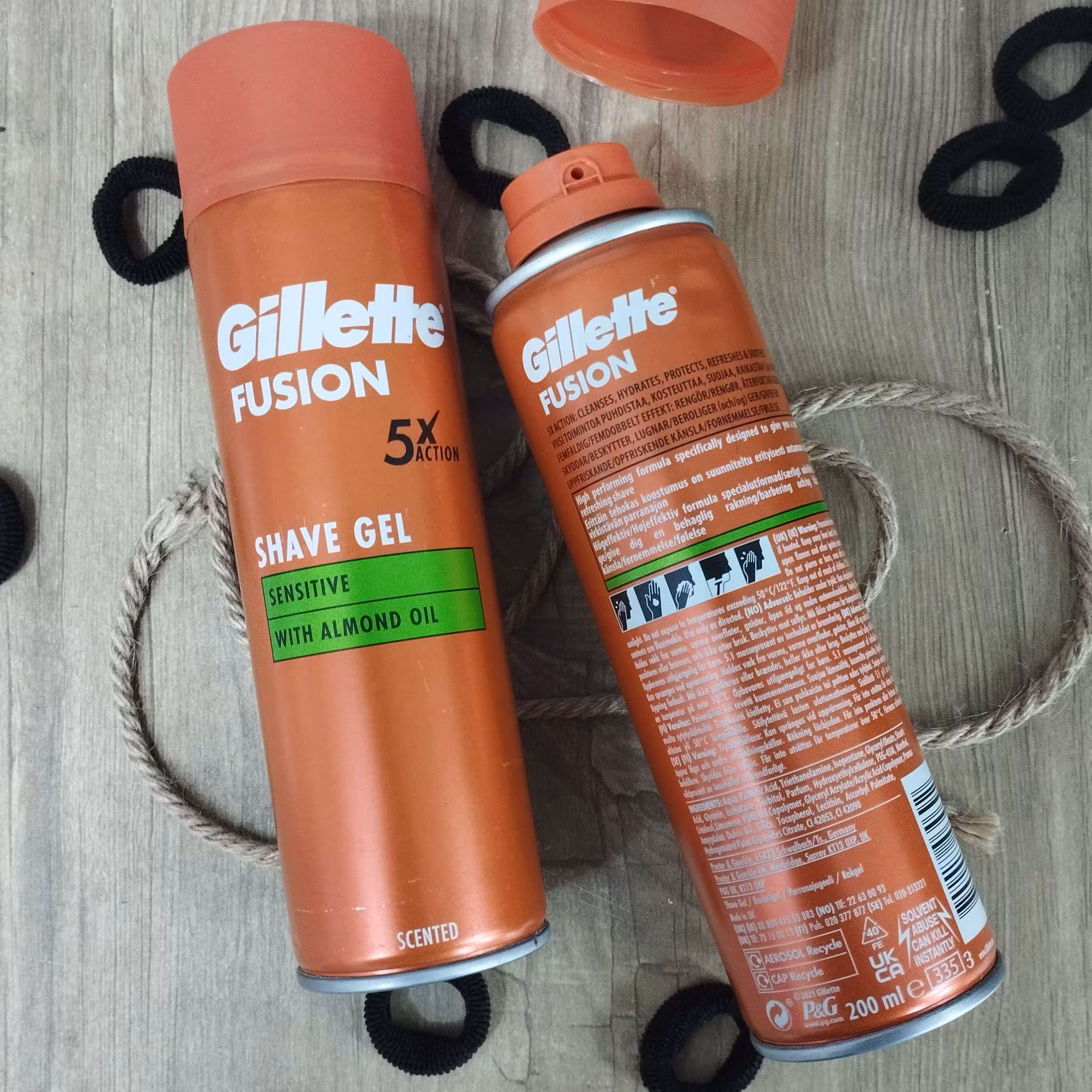 ژل اصلاح فیوژن  اصلی برند ژیلت 