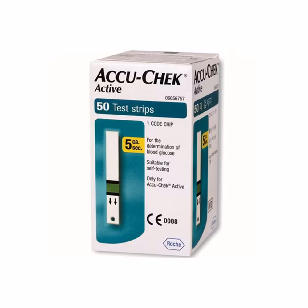 نوار تست قند خون Acttive آکیوچک-Accu-chek