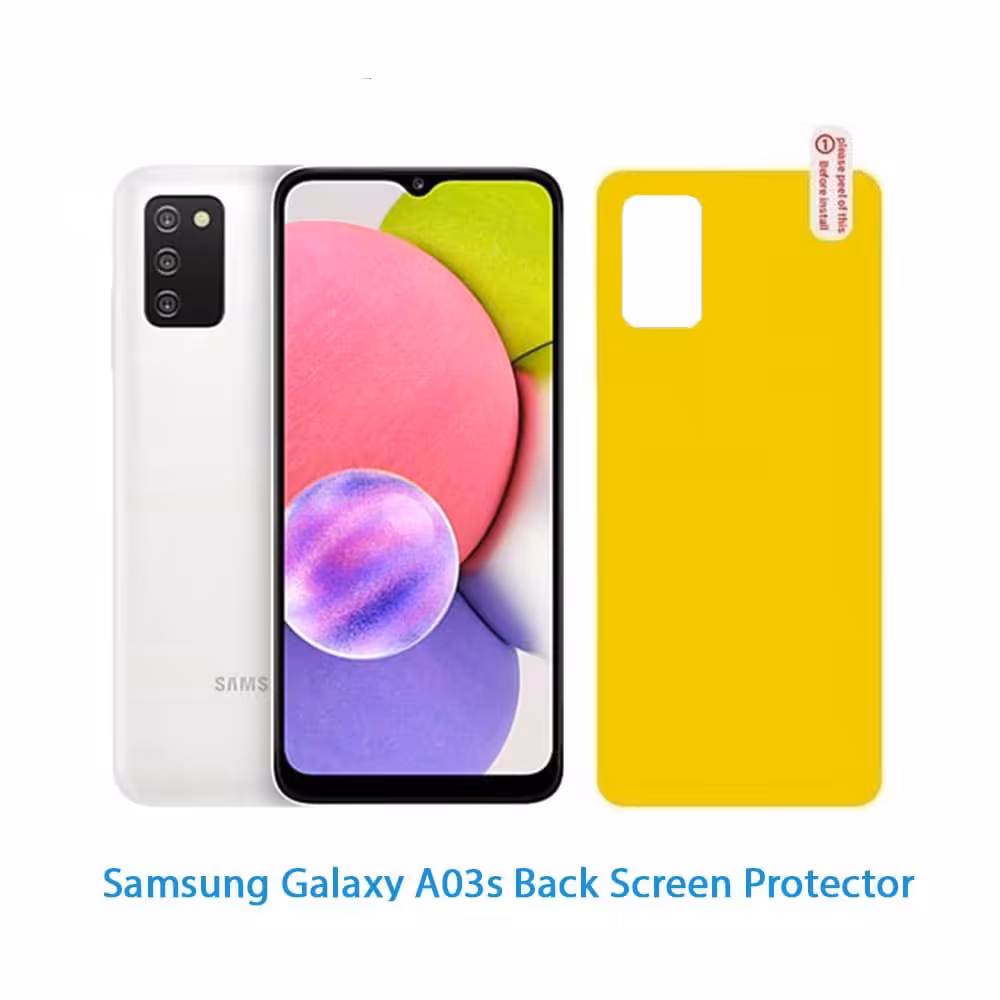 برچسب محافظ پشت گوشی مناسب برای گوشی موبایل Samsung Galaxy A03s