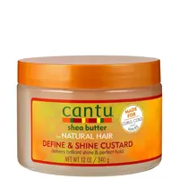 کاسترد شی باتر براق کننده و درخشان کننده مو کانتو Cantu Shea Butter for Natural Hair Define & Shine Custard • خوش آرا