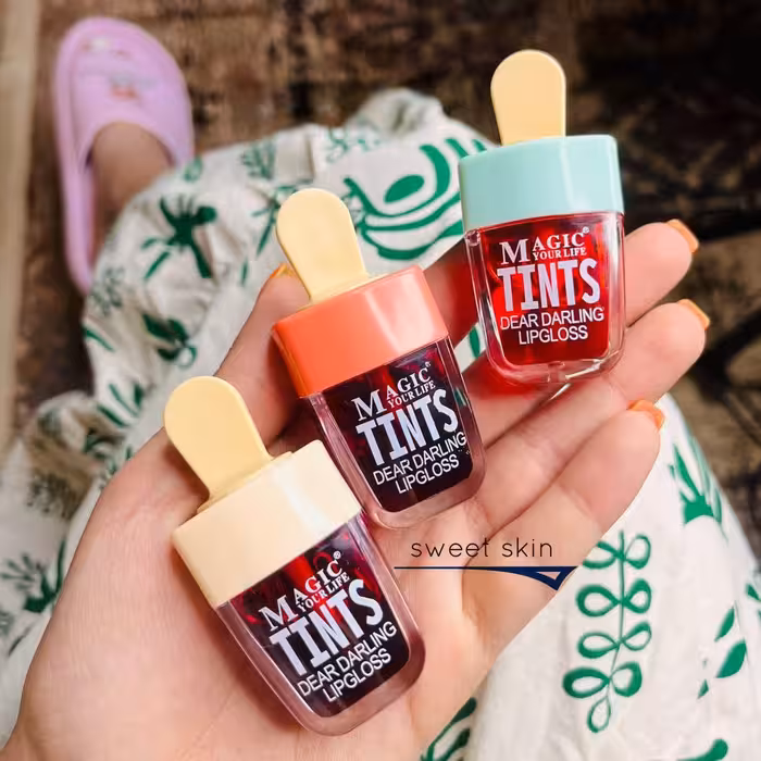 تینت لب بستنی رنگای دلبرو جذابش تو اسلاید هاهست طبیعی وخوشگل