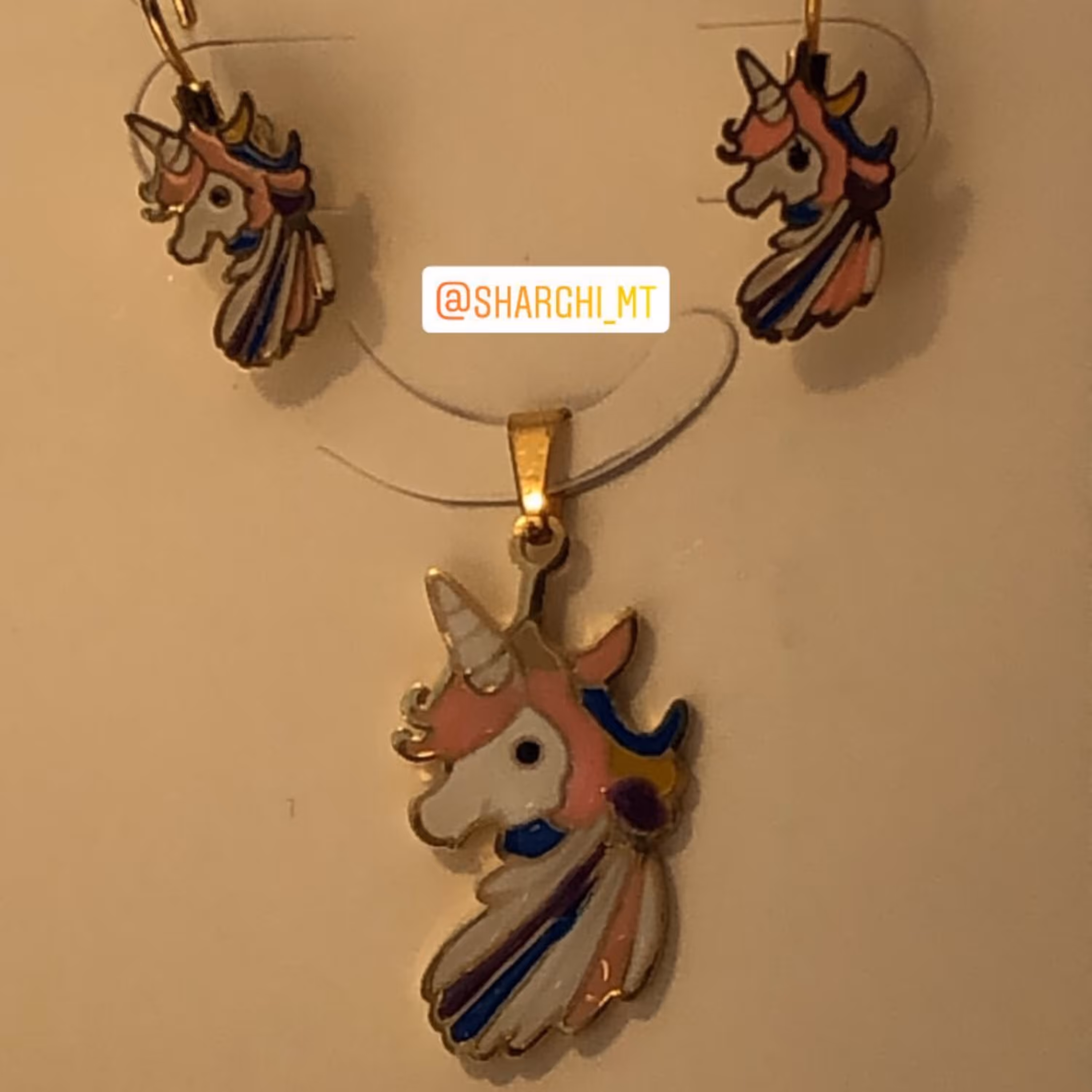 نیم ست استیل یونیکورنی 1