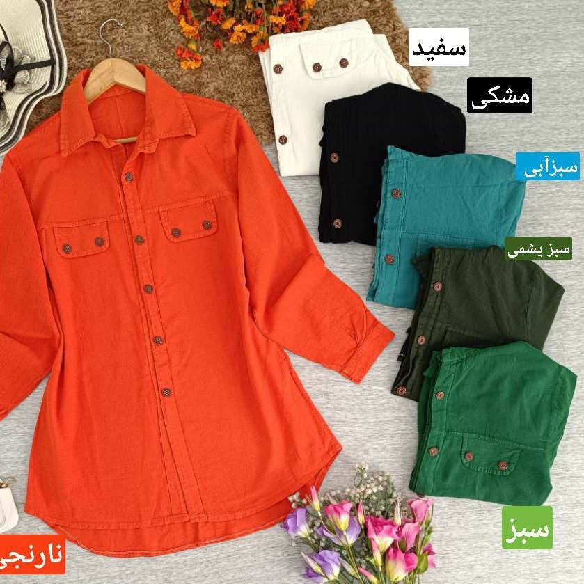 تونیک الیاف طبیعی زنانه فری سایزاز36تا46