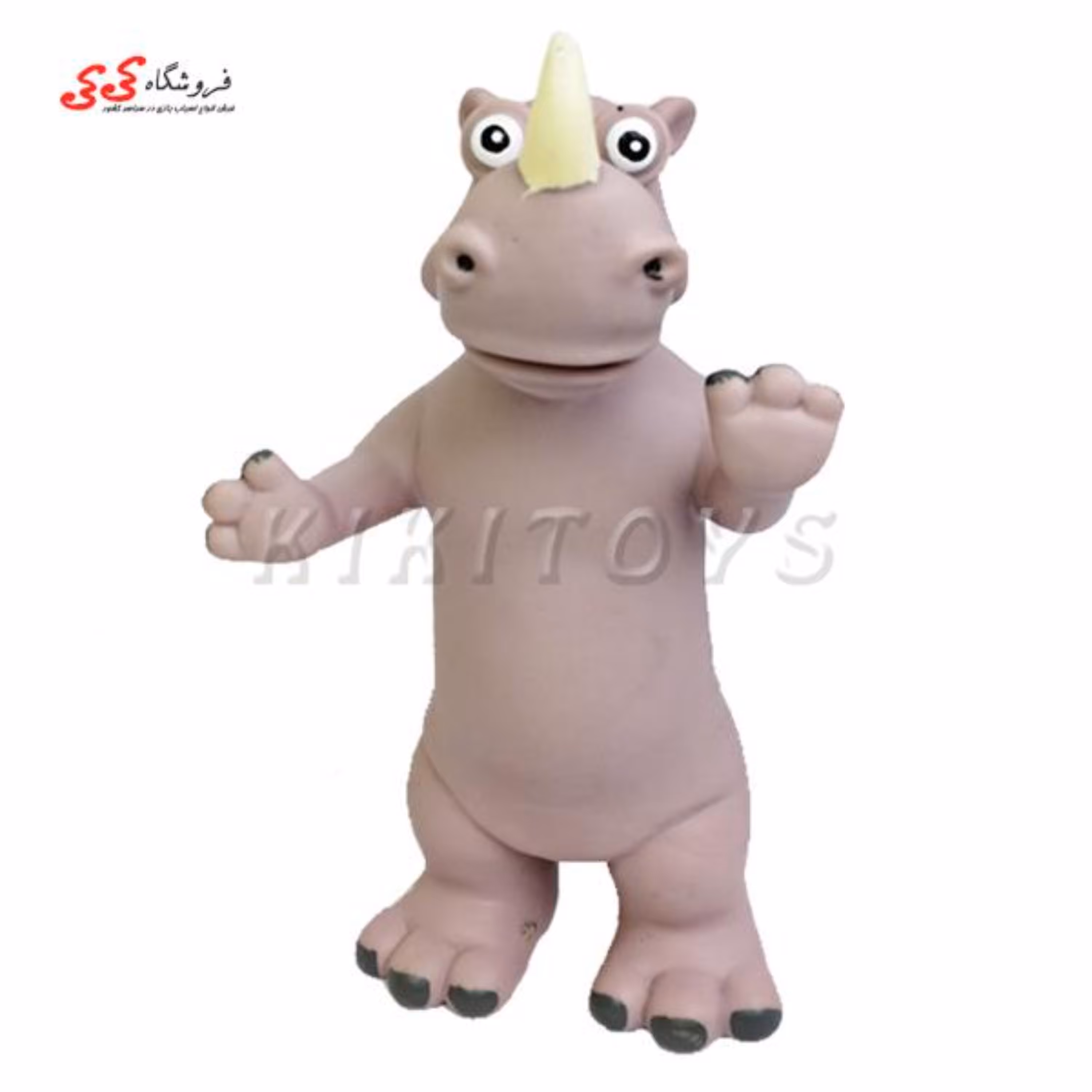 اسباب بازی حیوانات فیگور گوشتی کرگدن فانتزی