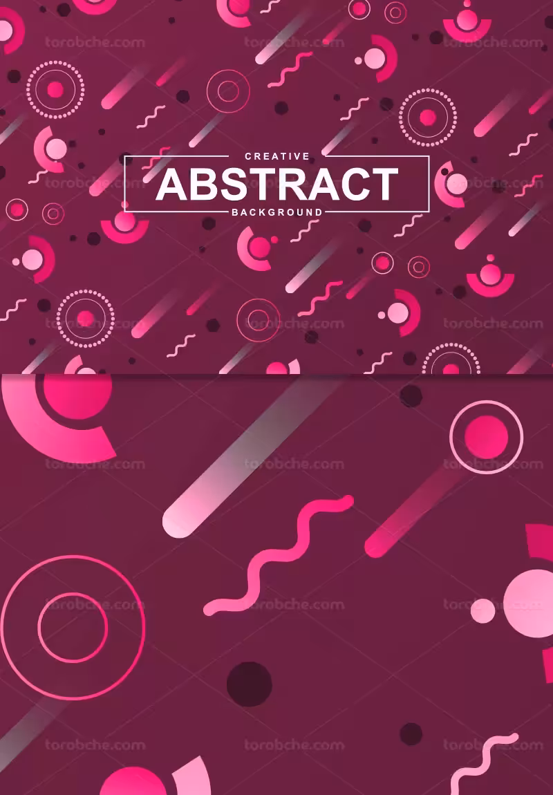 وکتور بک گراند انتزاعی صورتی | گرافیک با طعم تربچه