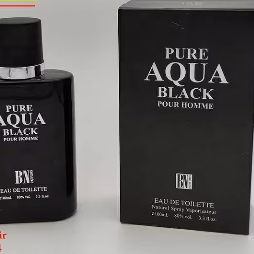 ادکلن PURE AQUA BLACK مردانه 100میل خنک و تند اماراتی